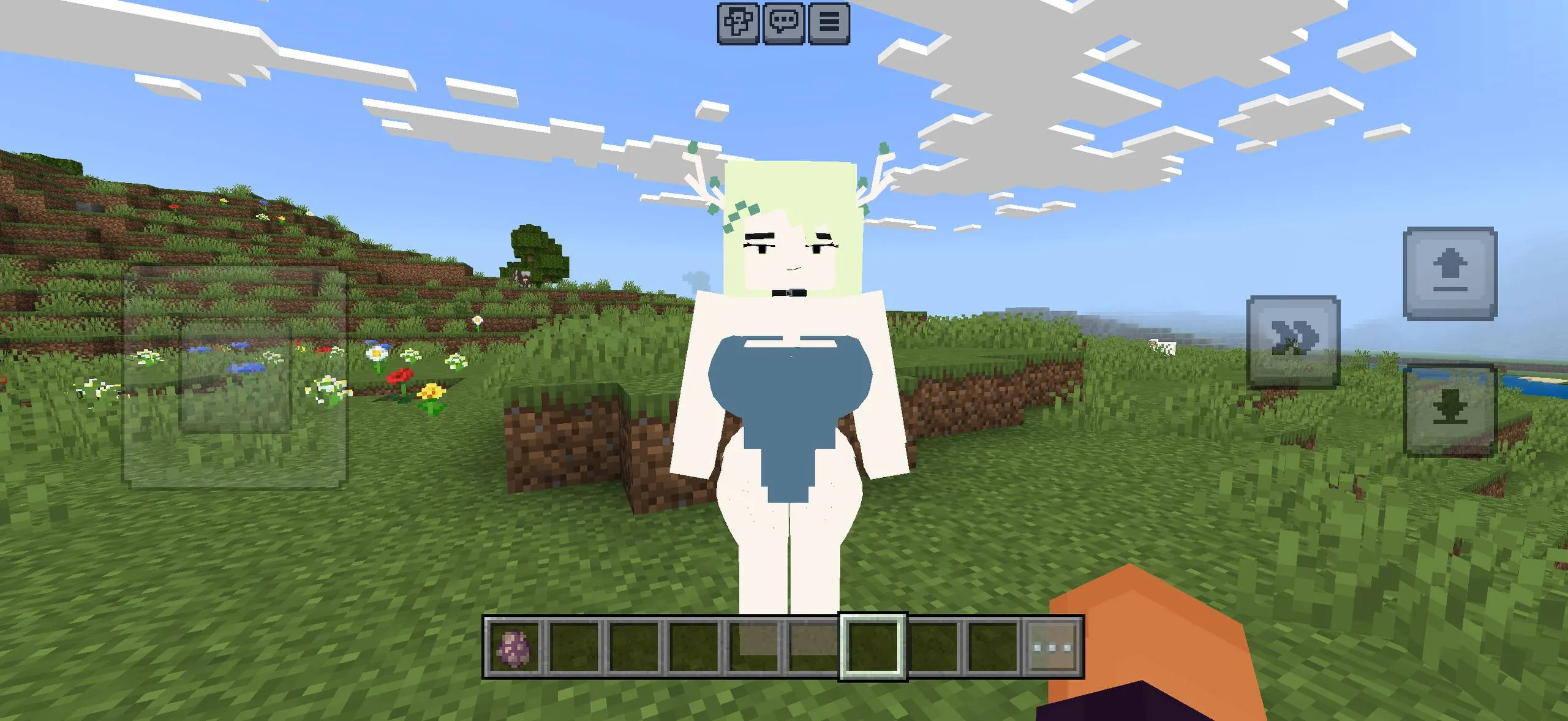 Ellie-style model for Minecraft PE Bedrock