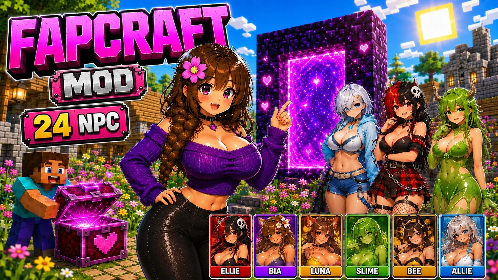 Fapcraft Mod for Minecraft 1.12.2 (NEW 2026) for Minecraft PE & Java