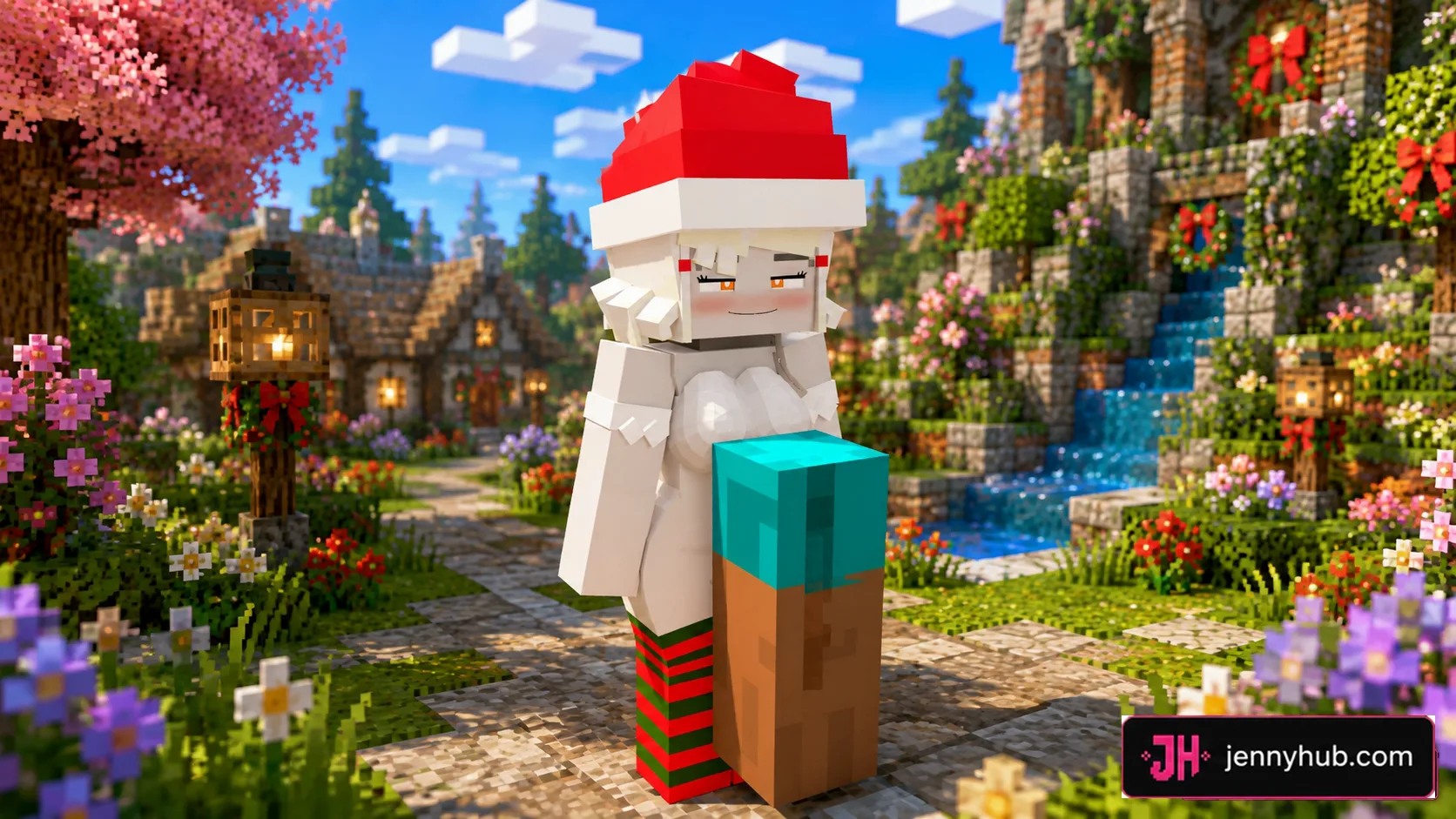 Allie character model preview for Minecraft PE