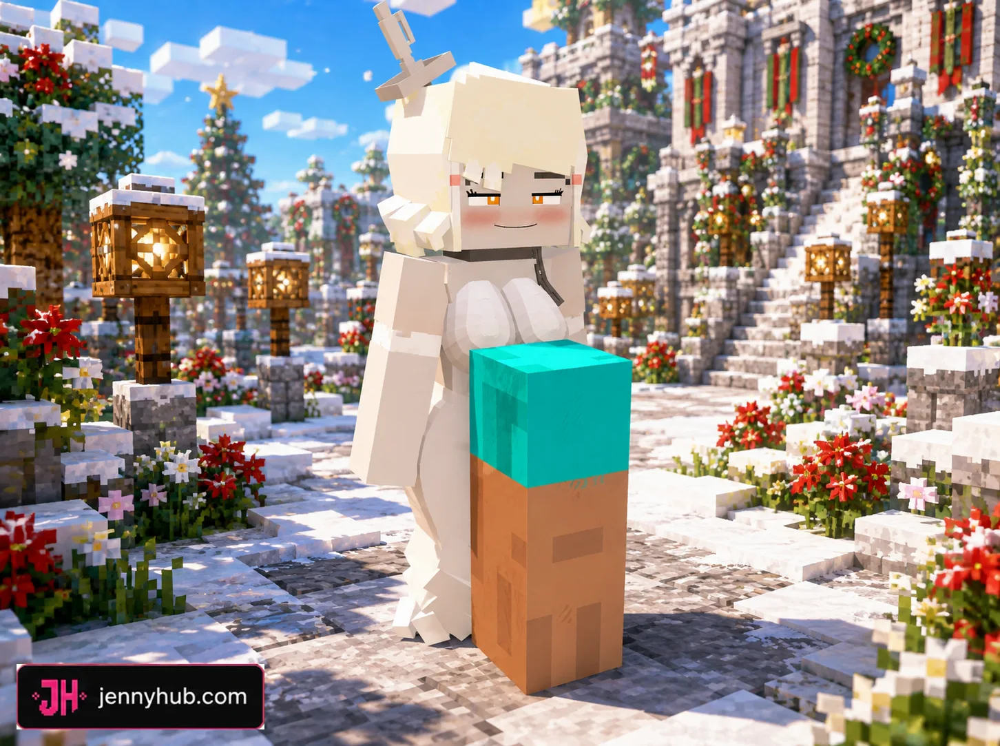 Horror-inspired Allie character variant for Bedrock