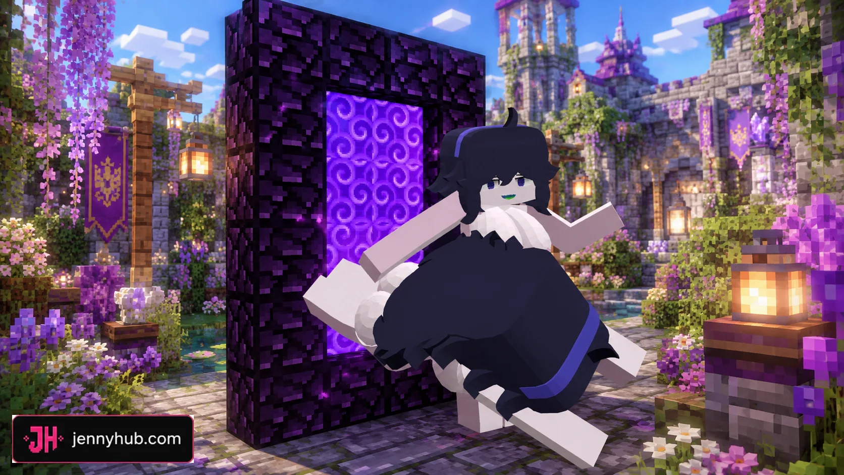 Final Jenny Mod Allie Pack character preview for Minecraft PE and Bedrock