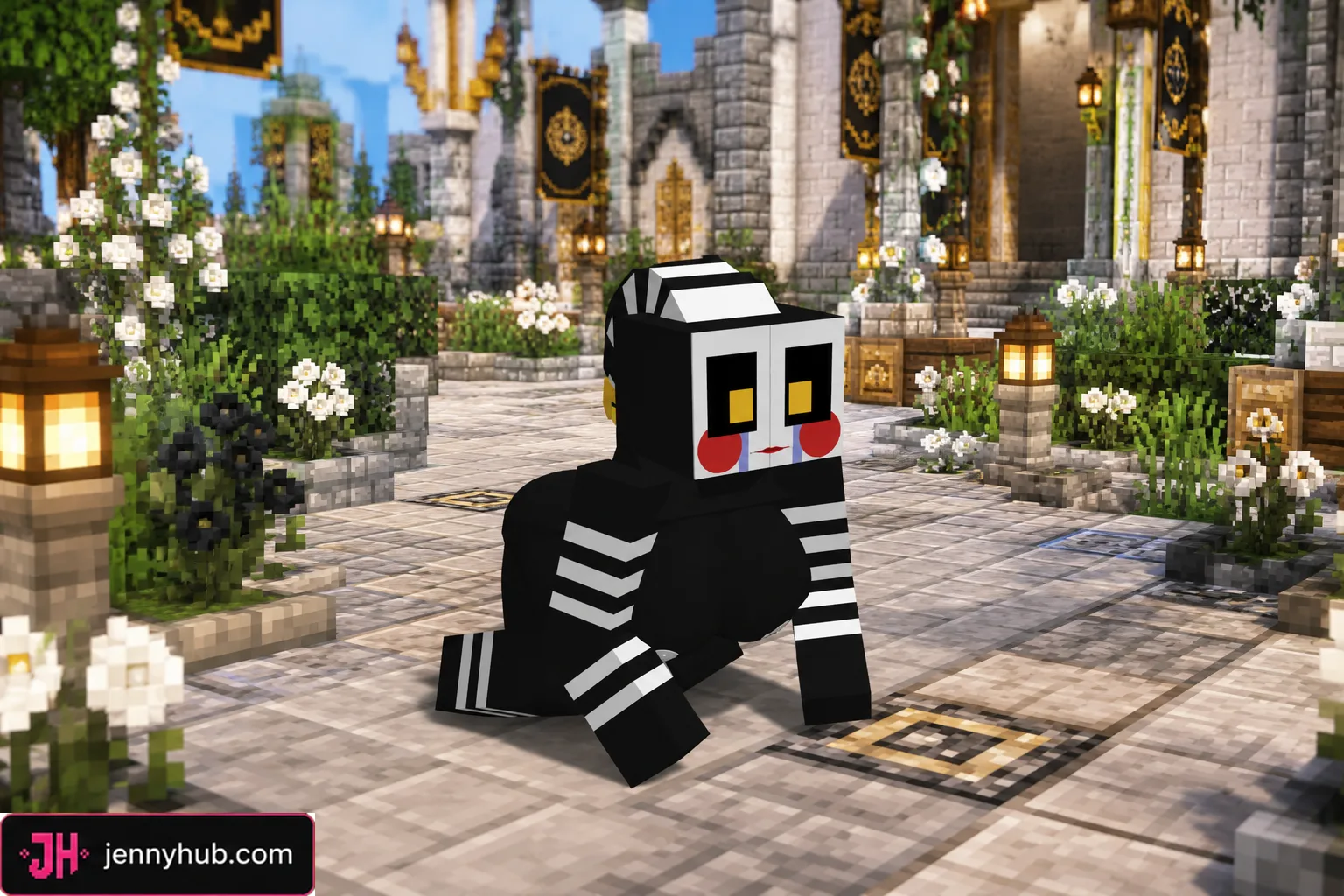 Jenny Mod Bee fantasy character model for Bedrock