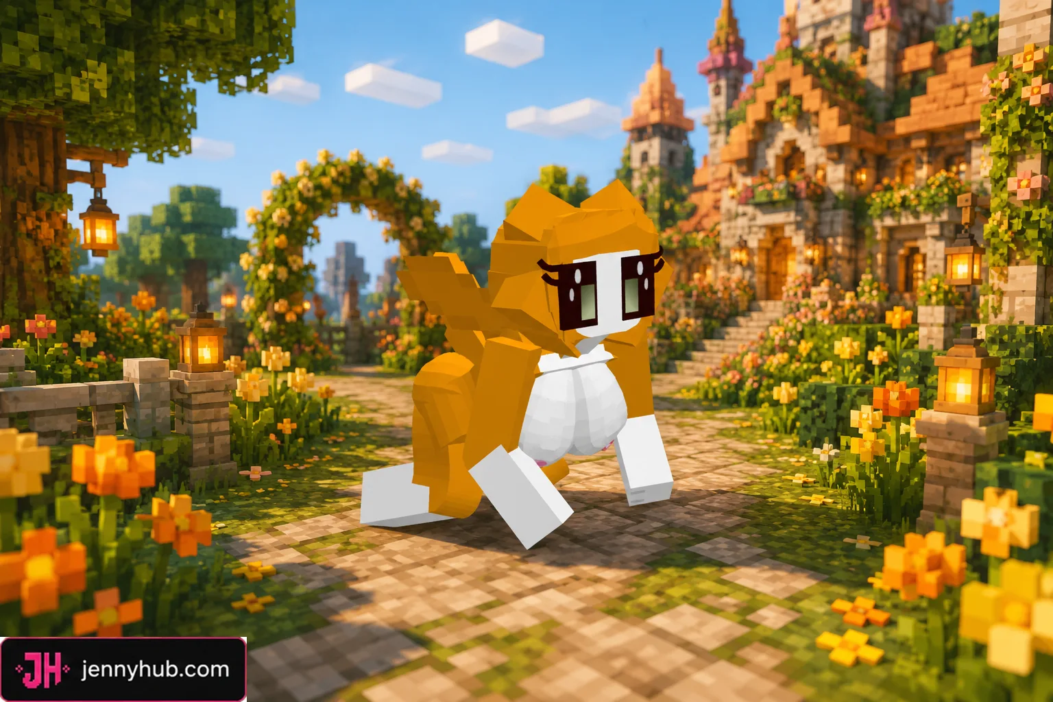 Bee resource pack model shown in Minecraft PE