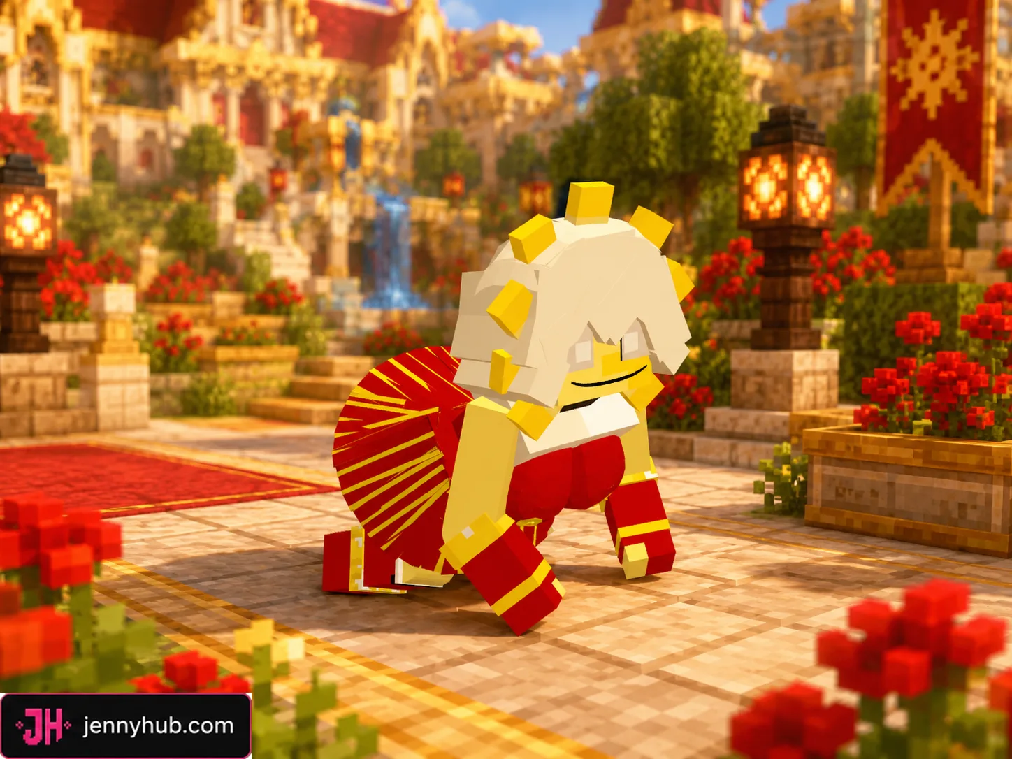 Bee character resource pack screenshot for Minecraft PE