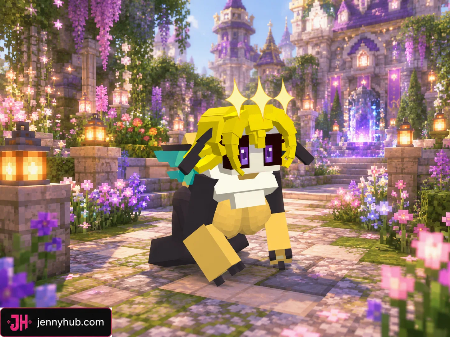 Custom Bee model preview for Minecraft Bedrock Edition