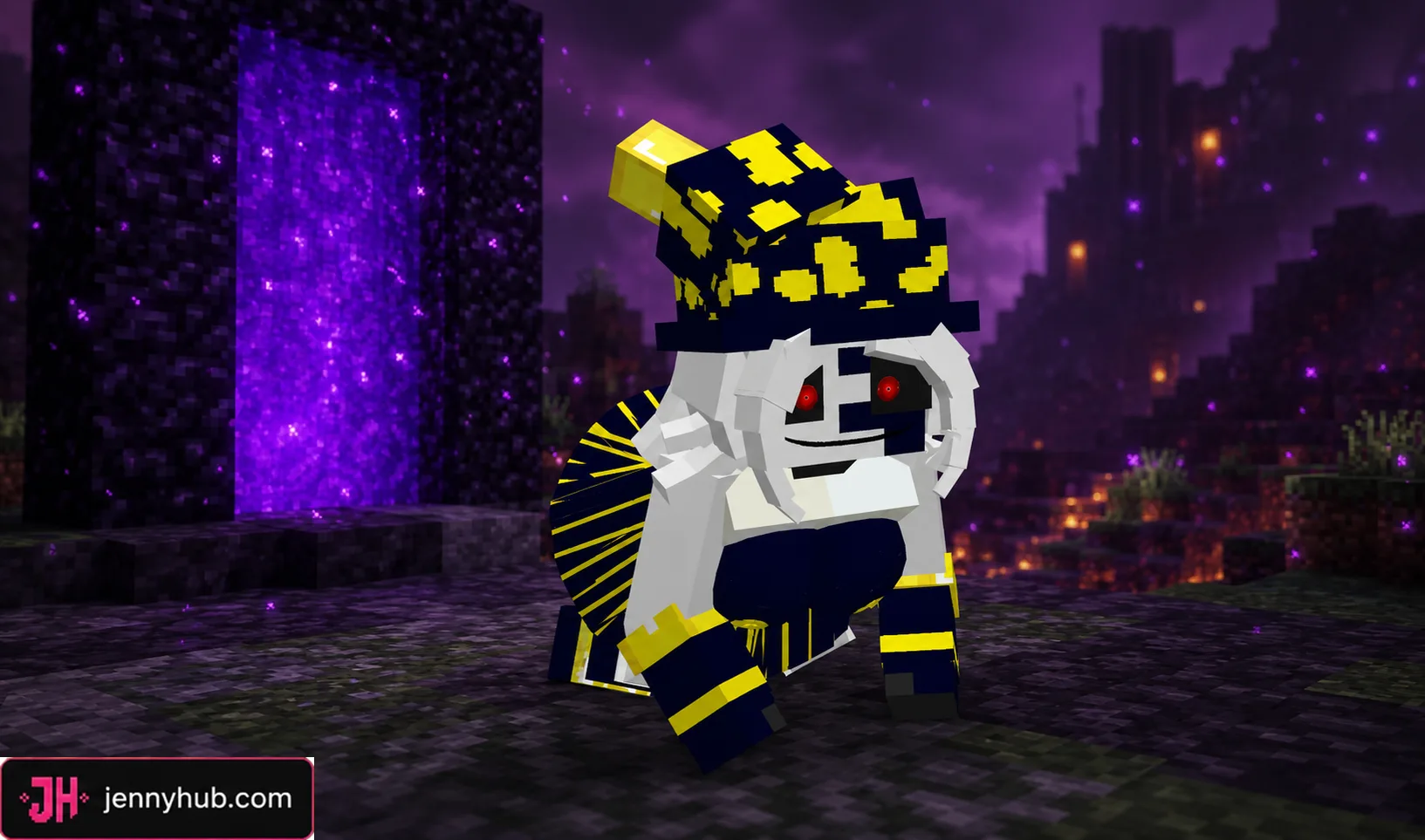 Bee Pack model selection preview for Minecraft PE