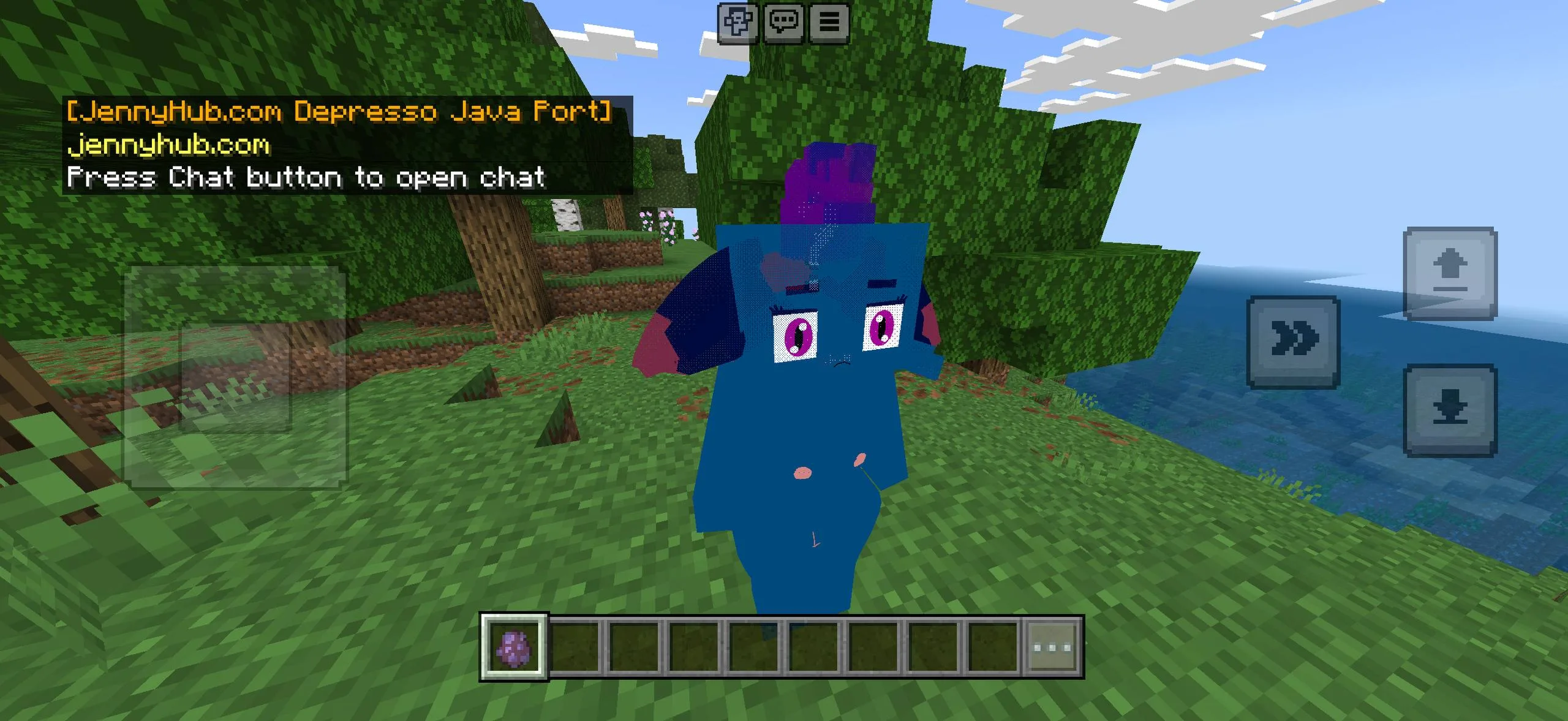 Luna skin preview for Minecraft PE