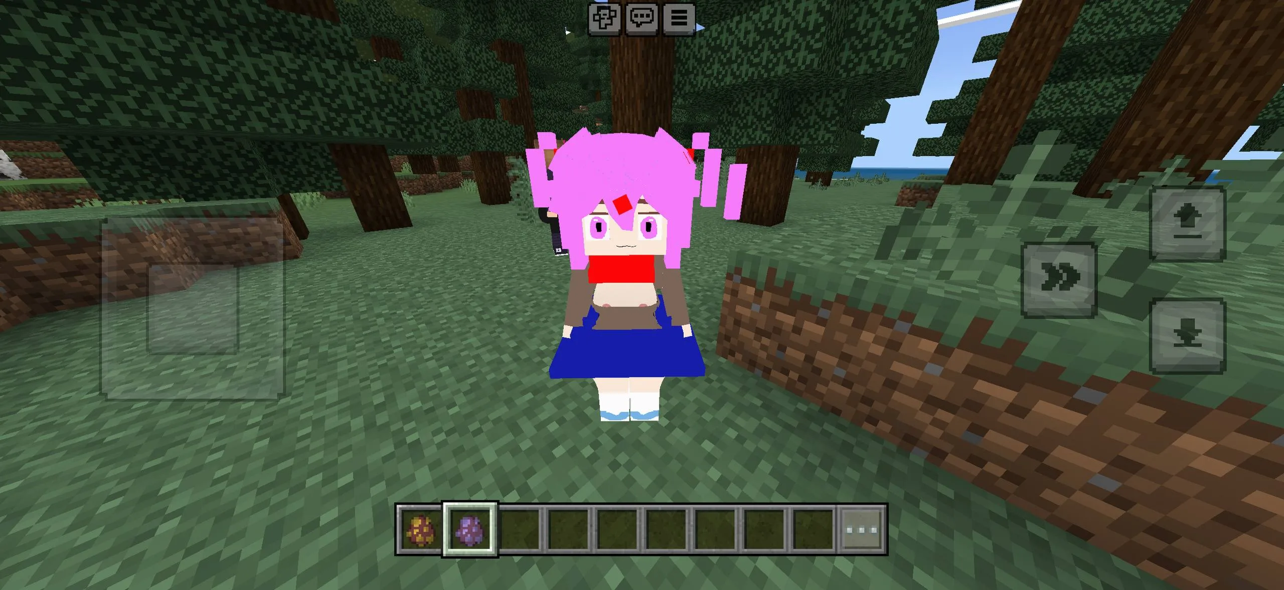 Luna Pack Minecraft Bedrock character skin