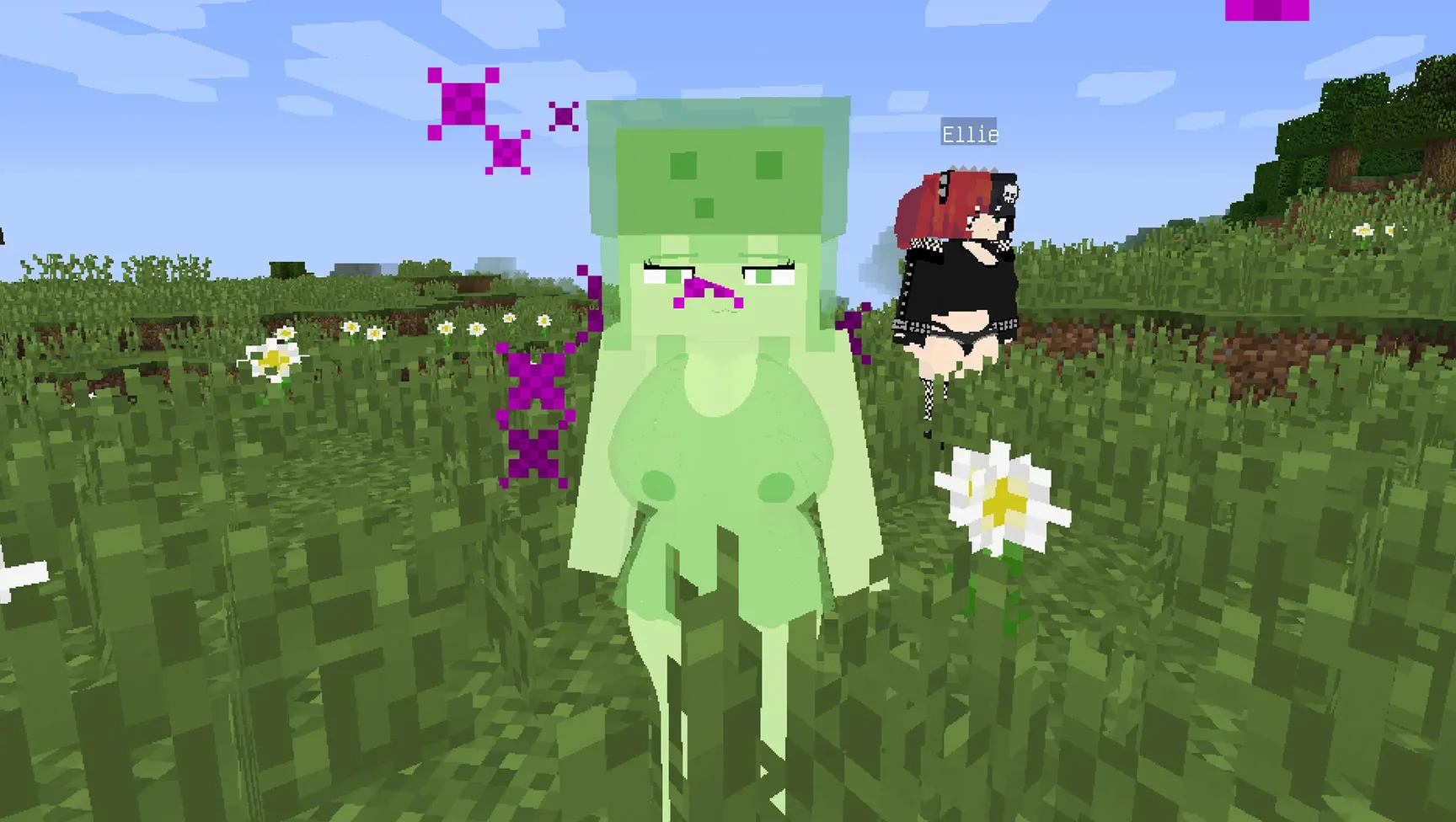 Slime character in Jenny Mod Java