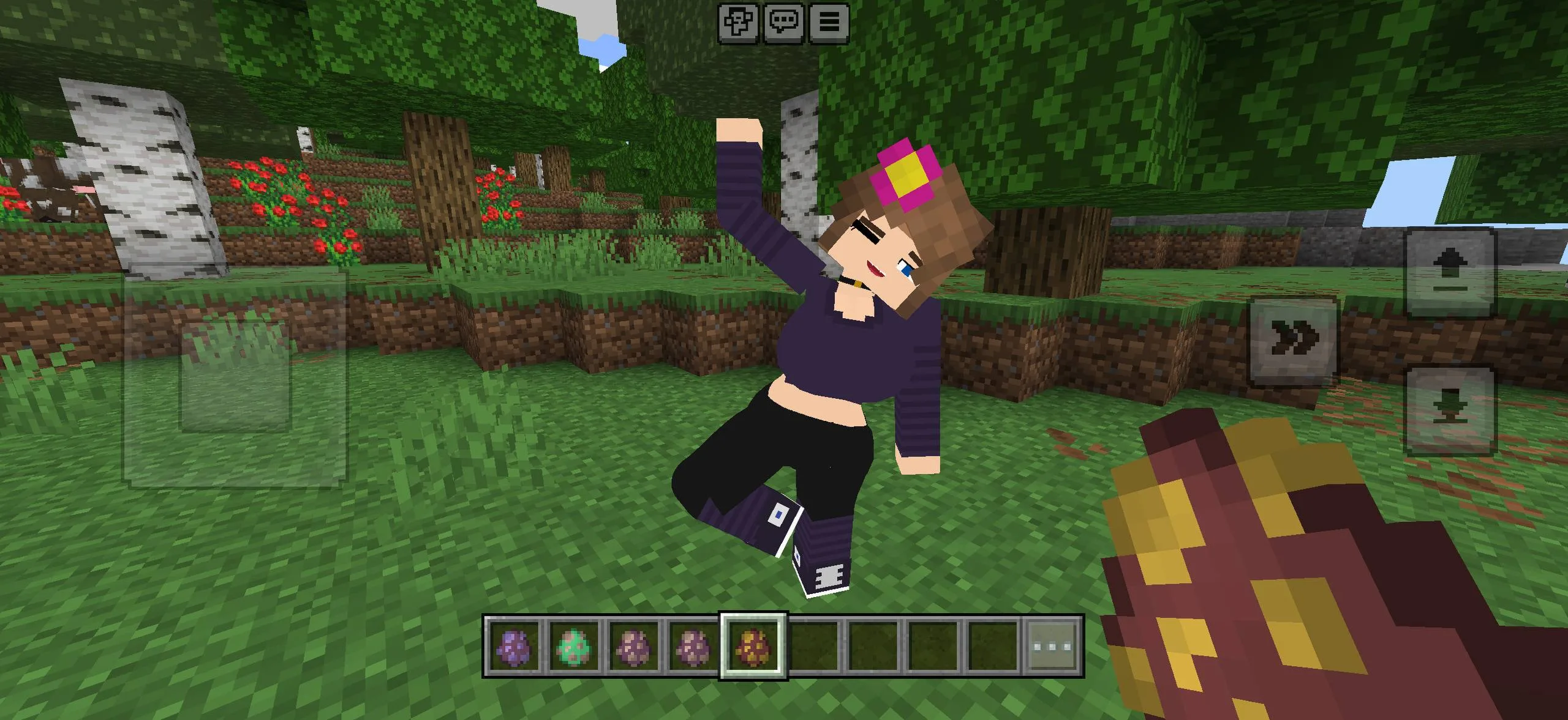 Jenny character in Minecraft PE