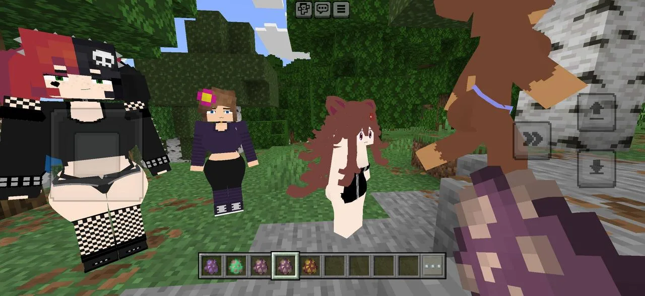Jenny Mod for Minecraft PE six NPC characters