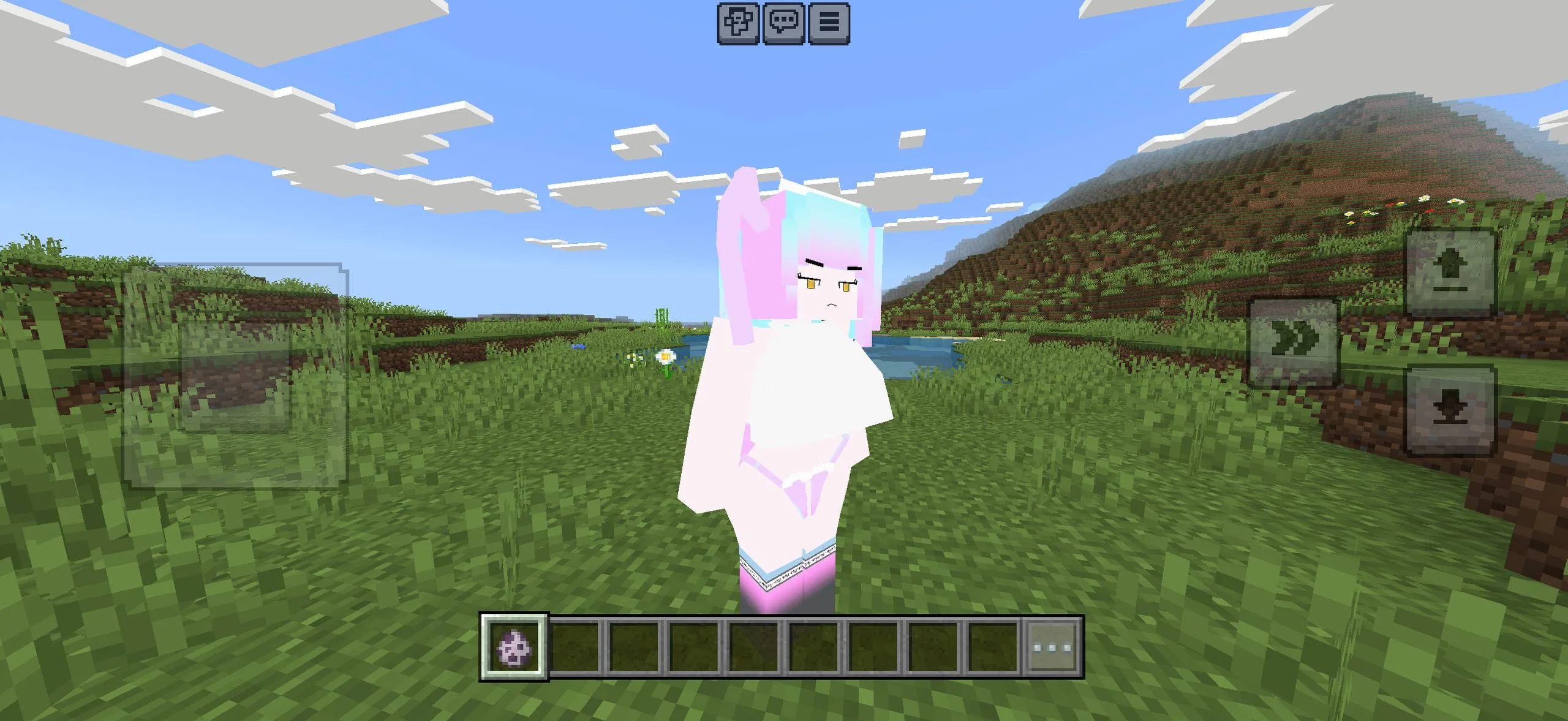 Minecraft PE Galath anime-style model