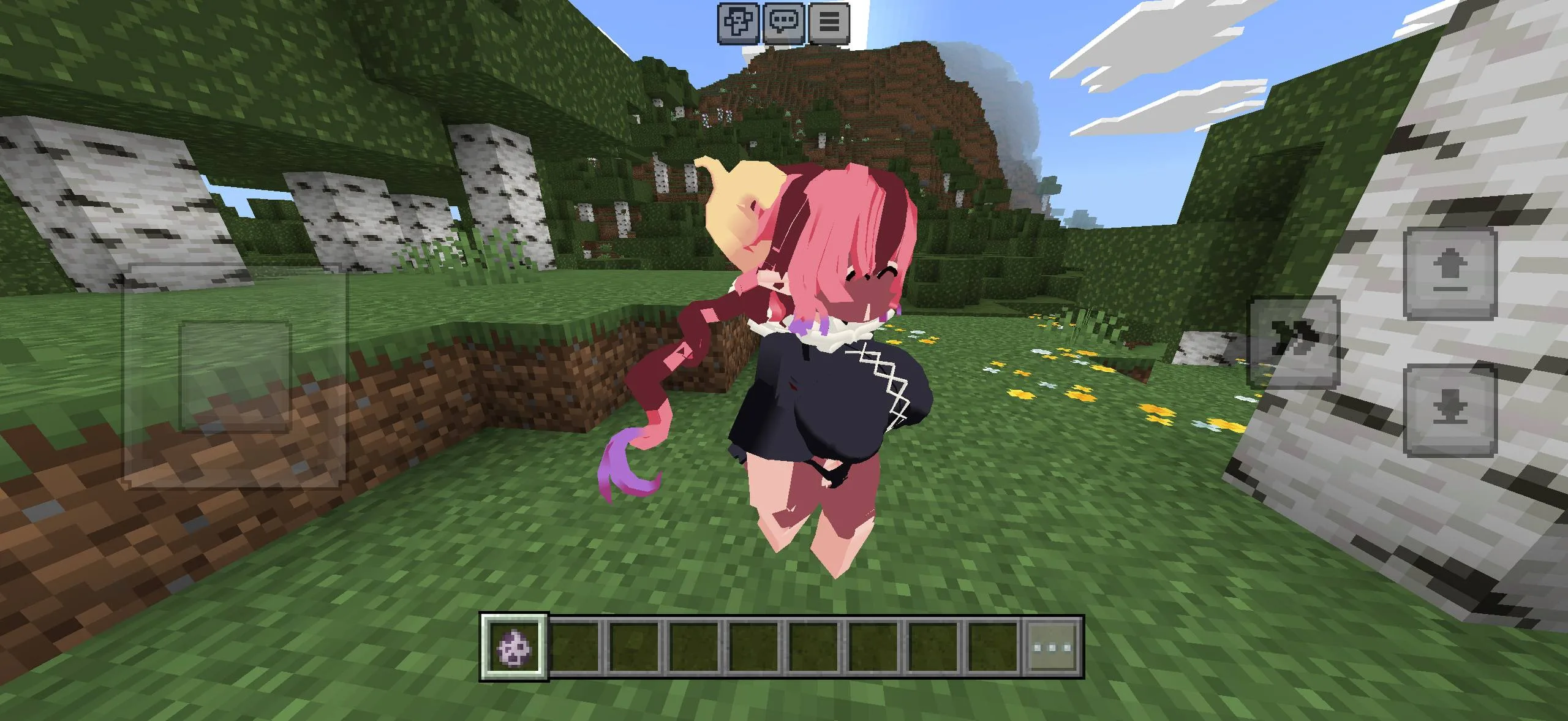 Galath-style character model in Minecraft PE