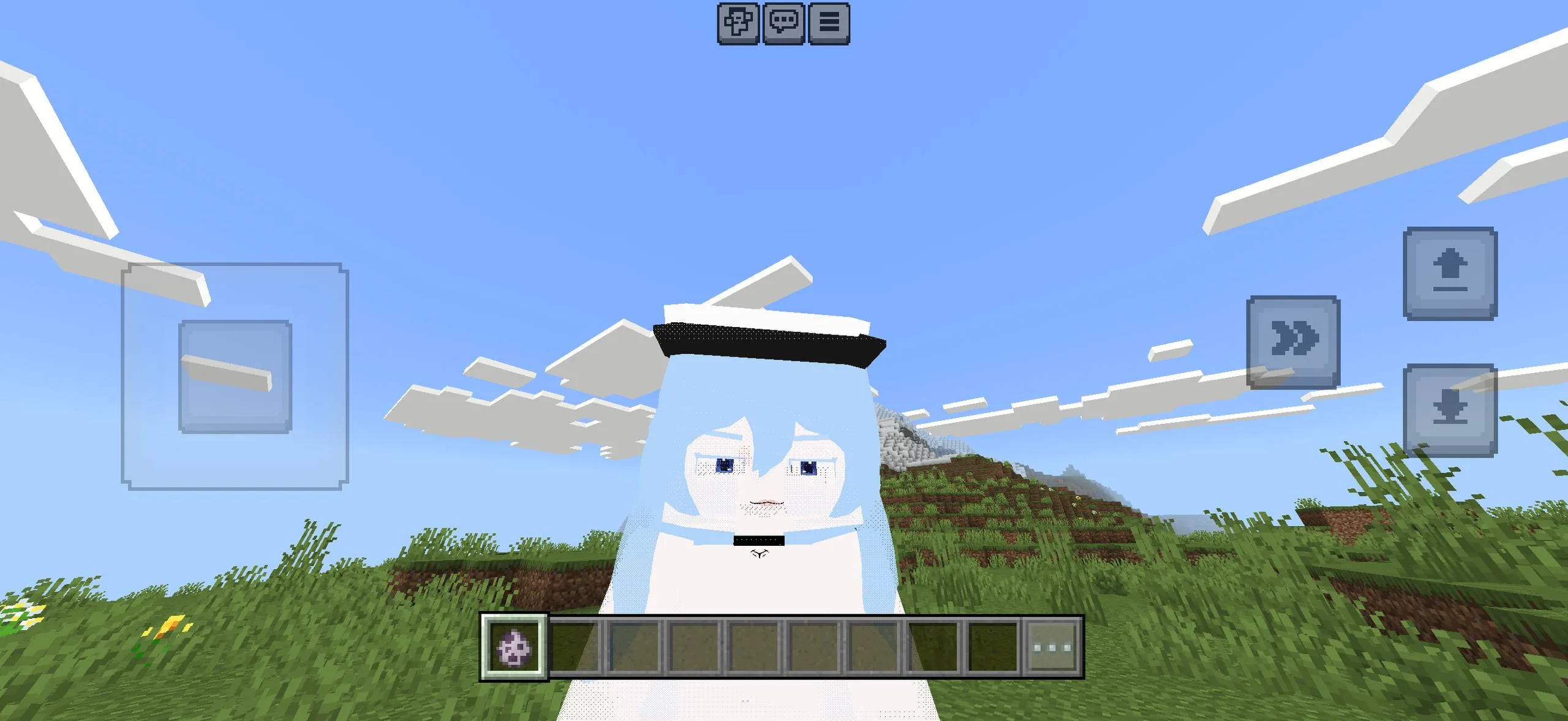 Minecraft PE Galath-style anime character