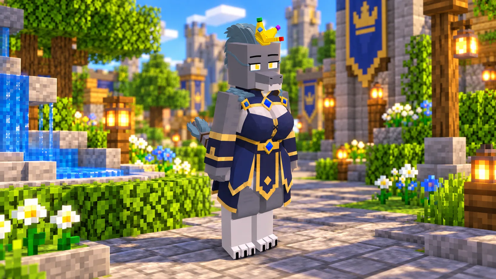Crowned Kobold character model from the Jenny Mod Kobold Pack