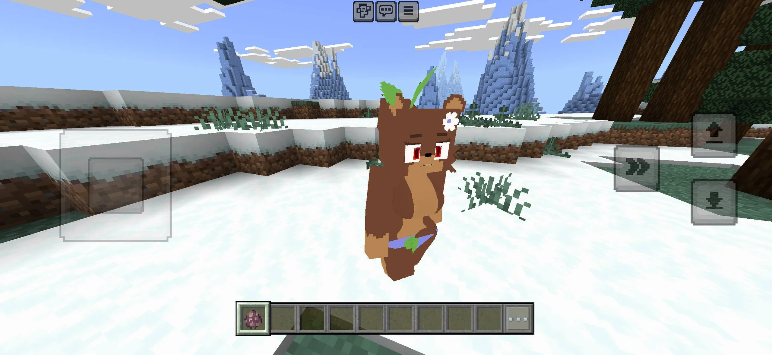 Minecraft PE Bia-style anime character