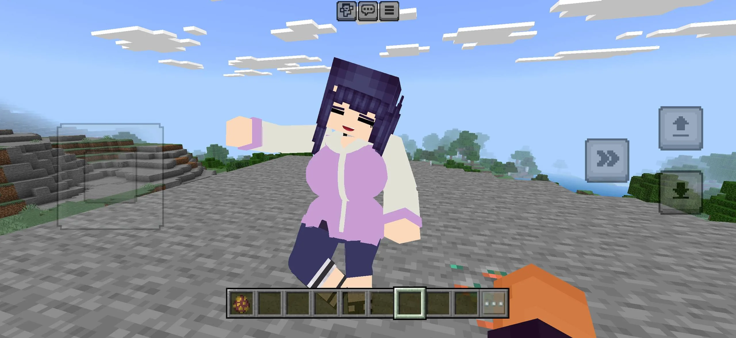 Jenny-style Minecraft PE character model preview