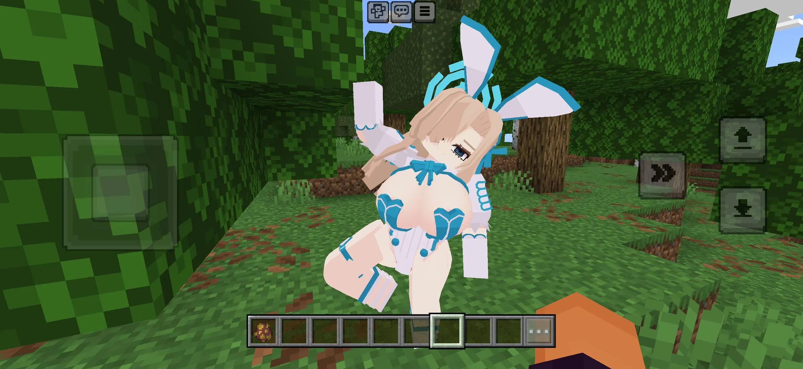 Jenny-style character model for Minecraft PE