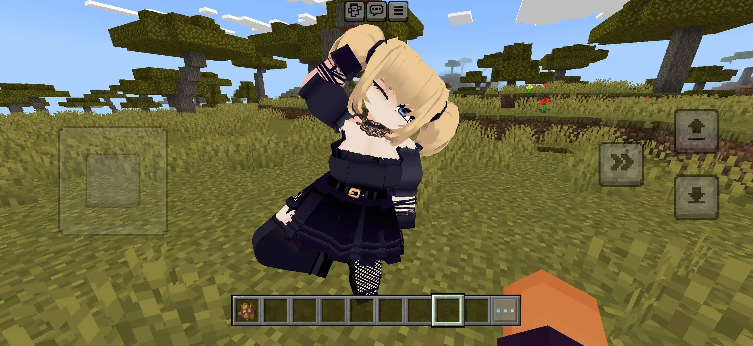Minecraft PE Jenny-style anime character model