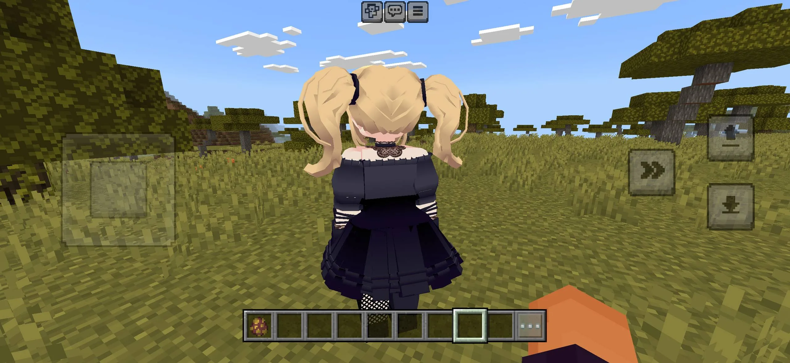 Jenny Mod Pack Bedrock anime-style model screenshot