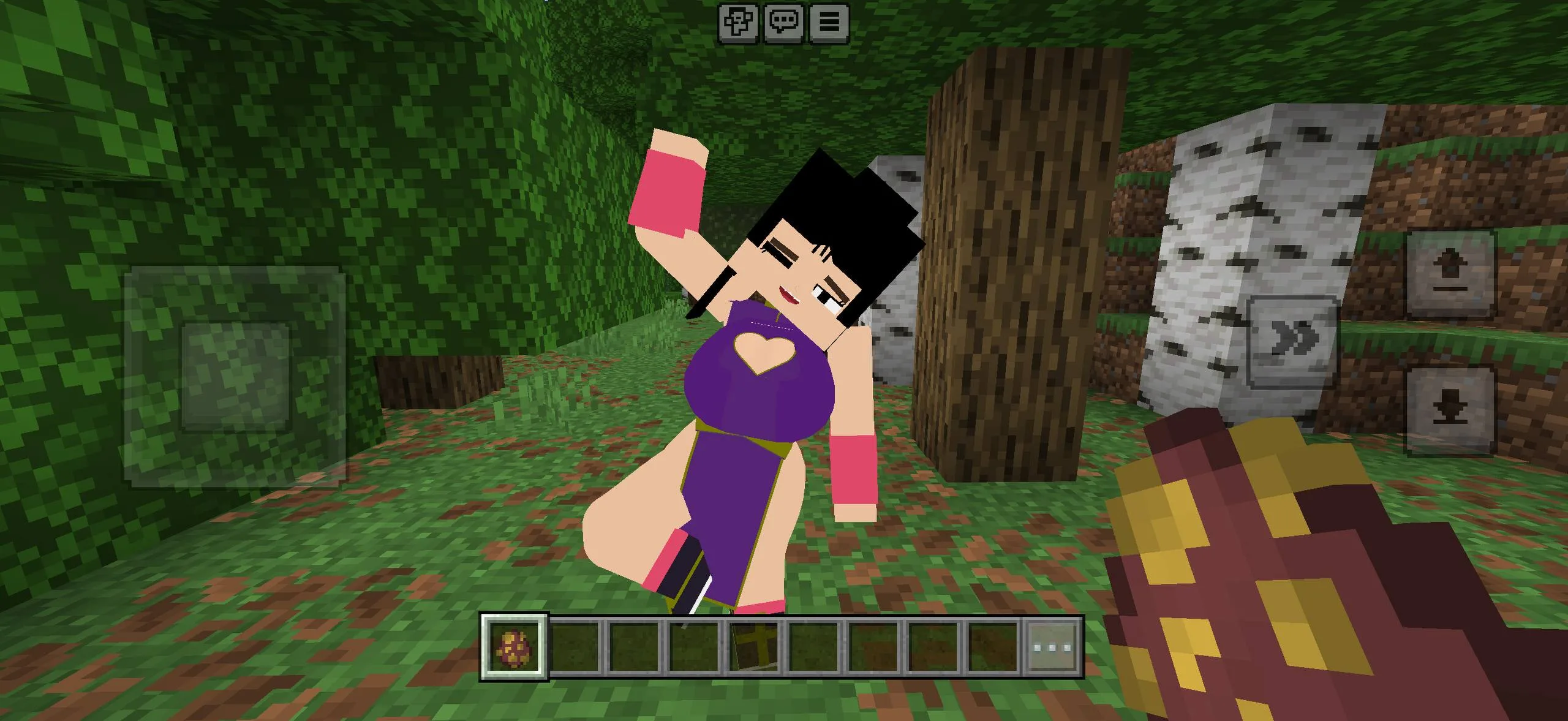 Jenny-style superhero model for Minecraft PE