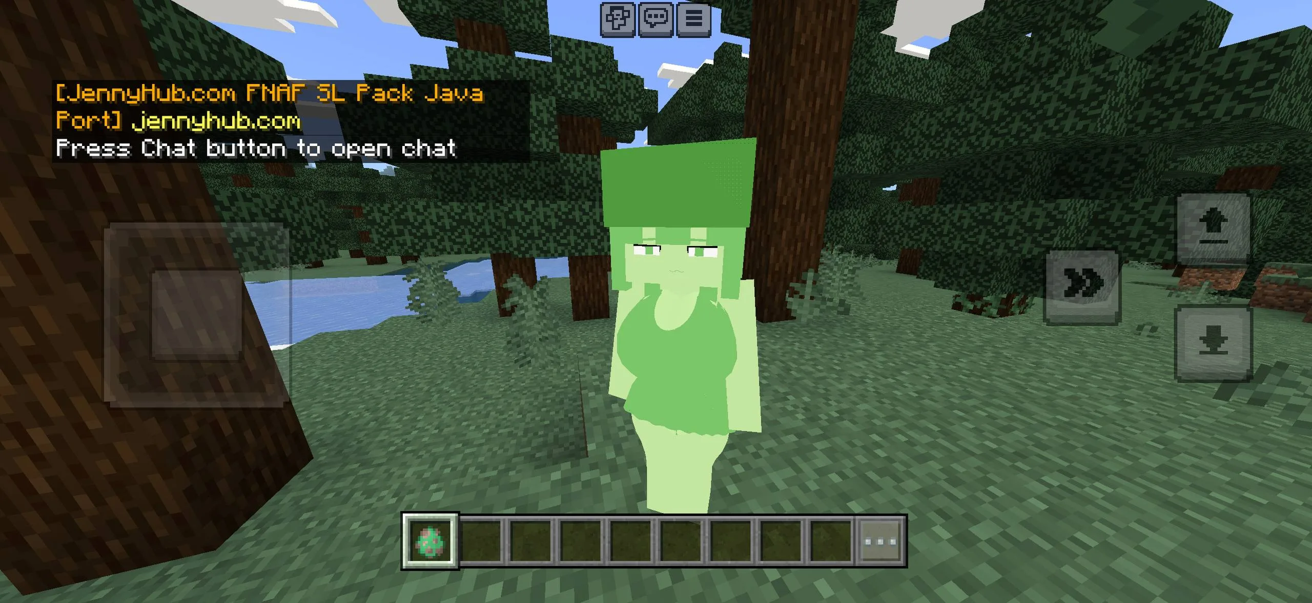 Slime Girl-style model for Minecraft Bedrock