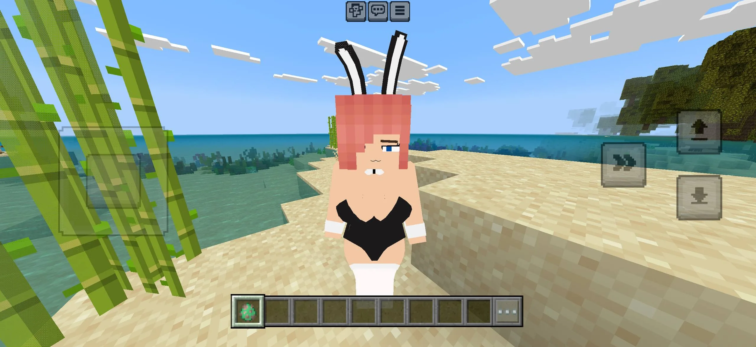 Slime Girl Pack final Minecraft Bedrock preview