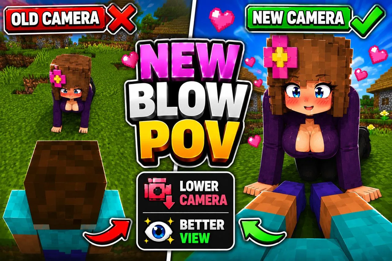 Comparison of the old and improved camera view in a Jenny animation